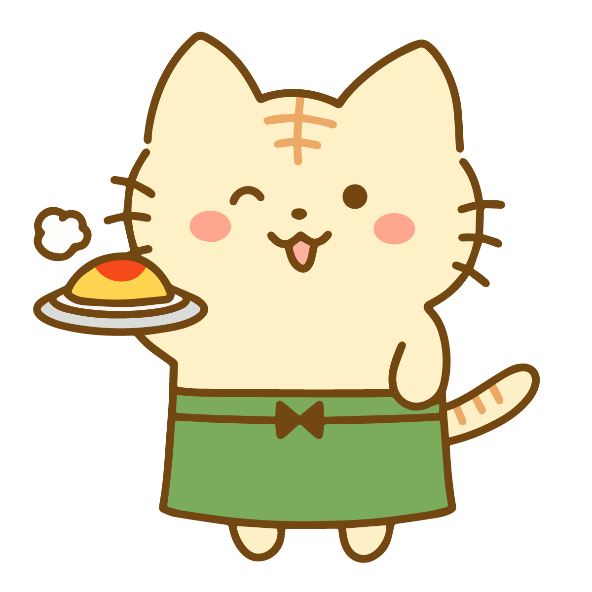おすすめ料理の丼のイラスト